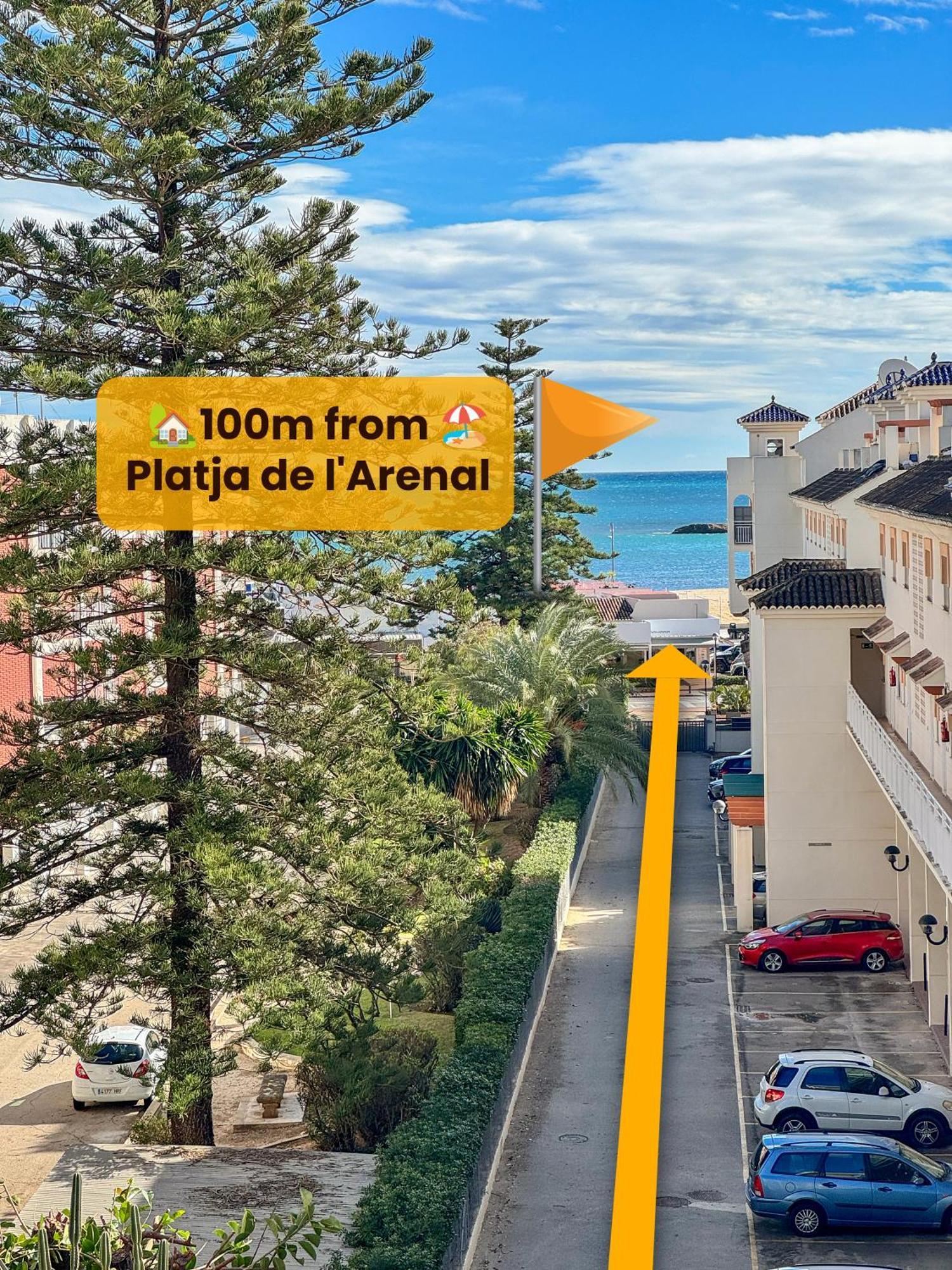 Studio Hola Arenal Platja de Larenal Kültér fotó